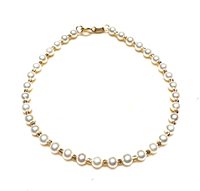 Bracelet Coscia Perle Woman Le Lune in Yellow Gold Perla LLBR2152.1